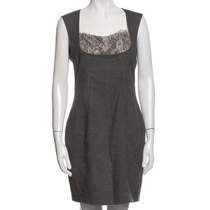 L'Agence Sexy Secretary Square Neckline Mini Dress 👗 Size M / 8 🤩 MC